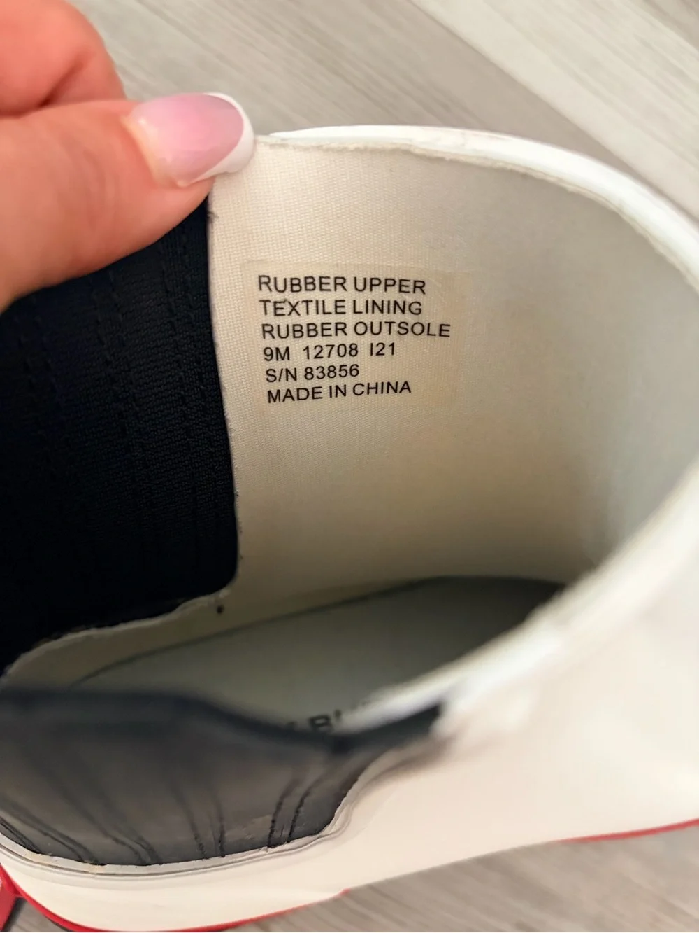 Women’s Tory Burch Foul weather hurricane boots Sz 9 ivory white